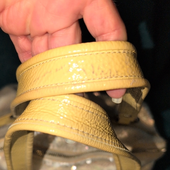 2010 Coach Poppy Op Art Glam Bag - J1069-16303 Sequin And Leather - Picture 5 of 16